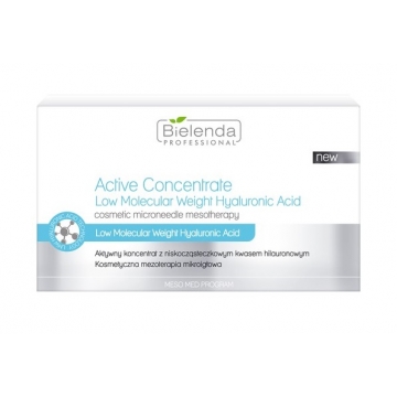 BIELENDA PROFESSIONAL MESO MED PROGRAM ACTIVE CONCENTRATE LOW MOLECULAR WEIGHT HYALURONIC ACID