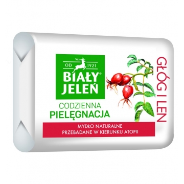 BIALY JELEN DAILY CARE NATURAL BAR SOAP HAWTHORN & FLAX