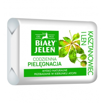 BIALY JELEN DAILY CARE NATURAL BAR SOAP CHESTNUT & FLAX