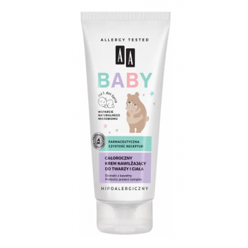 AA BABY ALL YEAR MOISTURIZING FACE AND BODY CREAM
