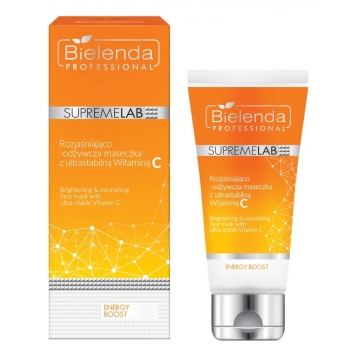 SUPREMELAB ENERGY BOOST BRIGHTENING & NOURISHING FACE MASK WITH ULTRA-STABLE VITAMIN C