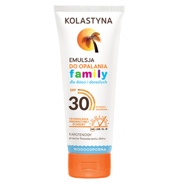 KOLASTYNA SUN PROTECTION LOTION SPF30 FAMILY WATERPROOF