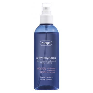 ZIAJA ACAI BERRY FACE TONER WITH HYALURONIC ACID