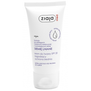 ZIAJA MED LINSEED TREATMENT SOOTHING DAY CREAM SPF20
