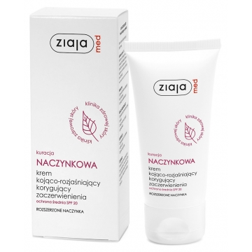 ZIAJA MED COUPEROSE SKIN SOOTHING & BRIGHTENING DAY CREAM SPF20
