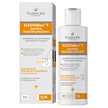 FLOSLEK ELESTABion® T ANTI-DANDRUFF SPECIALIST SHAMPOO FOR NORMAL AND OILY HAIR