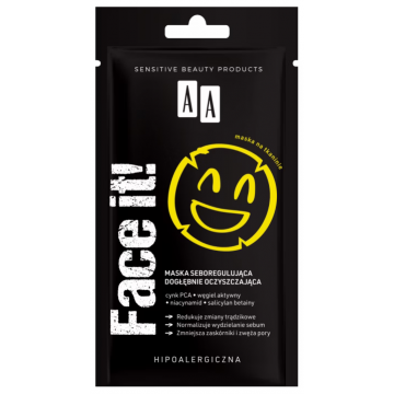 AA FACE IT! SEBOREGULATING FACE MASK DEEPLY CLEANSING