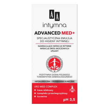 AA ADVANCED MED+ SPECIALIST INTIMATE HYGIENE EMULSION