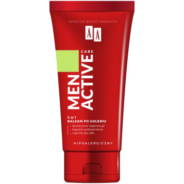 AA MEN ACTIVE CARE AFTER SHAVE BALM 3-IN-1