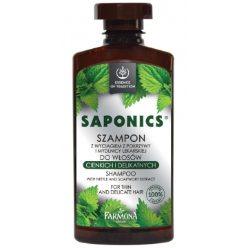SAPONICS SHAMPOO FOR THIN AND DELICATE HAIR