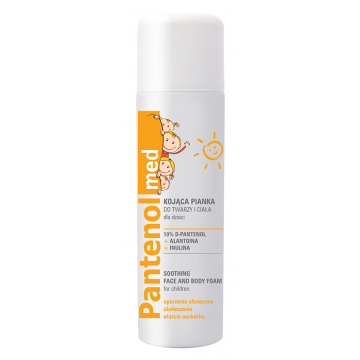PANTENOL Med SOOTHING FACE AND BODY FOAM FOR CHILDREN