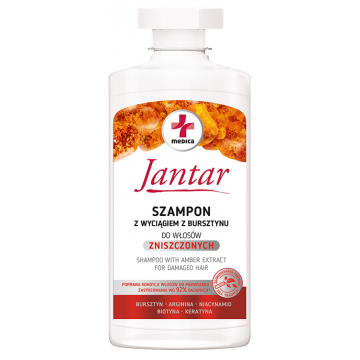 JANTAR MEDICA+ SHAMPOO WITH AMBER EXTRACT FOR DAMAGED HAIR