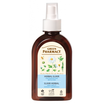 GREEN PHARMACY HERBAL ELIXIR FOR DAMAGED AND BRITTLE HAIR