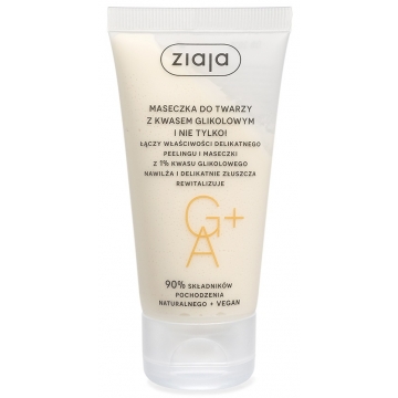 ZIAJA FACE MASK WITH GLYCOLIC ACID G+A