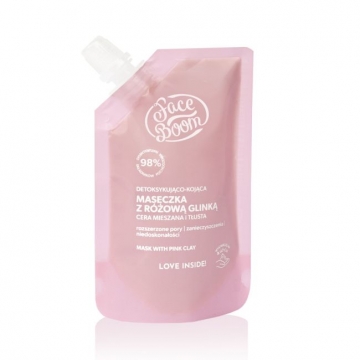 FACEBOOM DETOXIFYING & SOOTHING MASK WITH PINK CLAY
